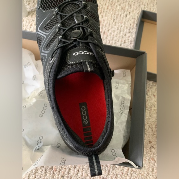 NWT/NIB Black Men’s Ecco Terracruise LT Shoes Sz 11/45 - Picture 9 of 9